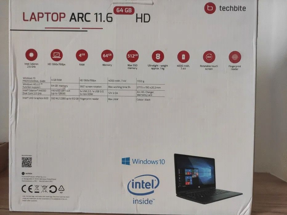 Laptop ARC 11.6 cala