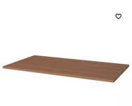 Blat Idasen ciemnobrazowy 160x80