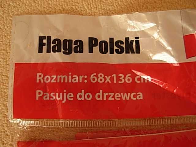 Flagi Polski wszystkie fabrycznie nowe