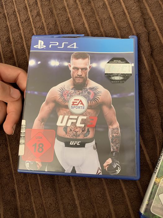 Диск UFC 2, 3 и trackmania для Playstation 4