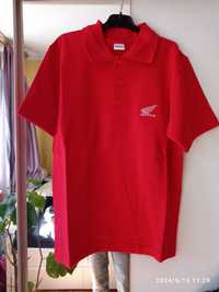 Koszulka polo polówka t-shirt Honda rozmiar S czerwona