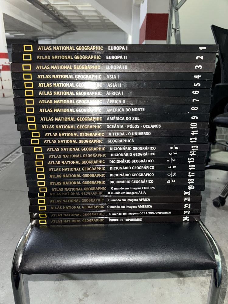 Coleção de encicliopedias National Geographic