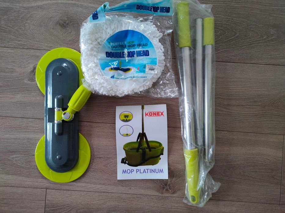 Mop Platinum z dwoma obrotowymi talerzami