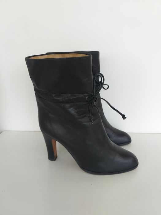 Buty botki skórzane włoskie w rozmiarze 38,5