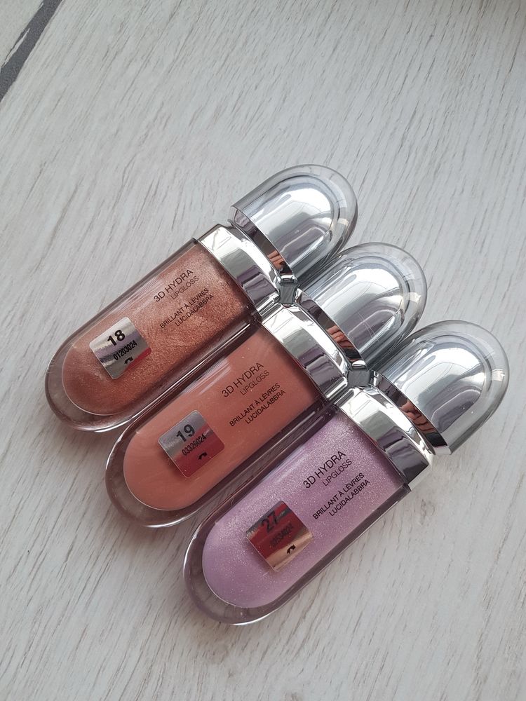 Блиск Kiko milano 3 d hydra lipgloss 01 03 05 17 20 27 33 41 47 49