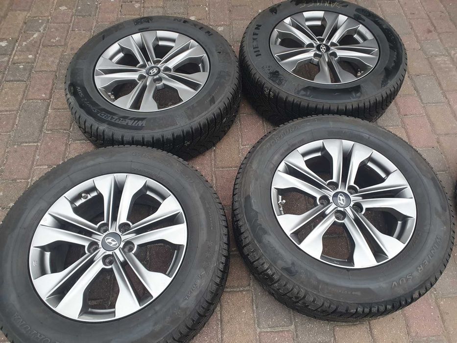 Koła Alu zimowe 235x65x17" Santa Fe Tucson Sportage