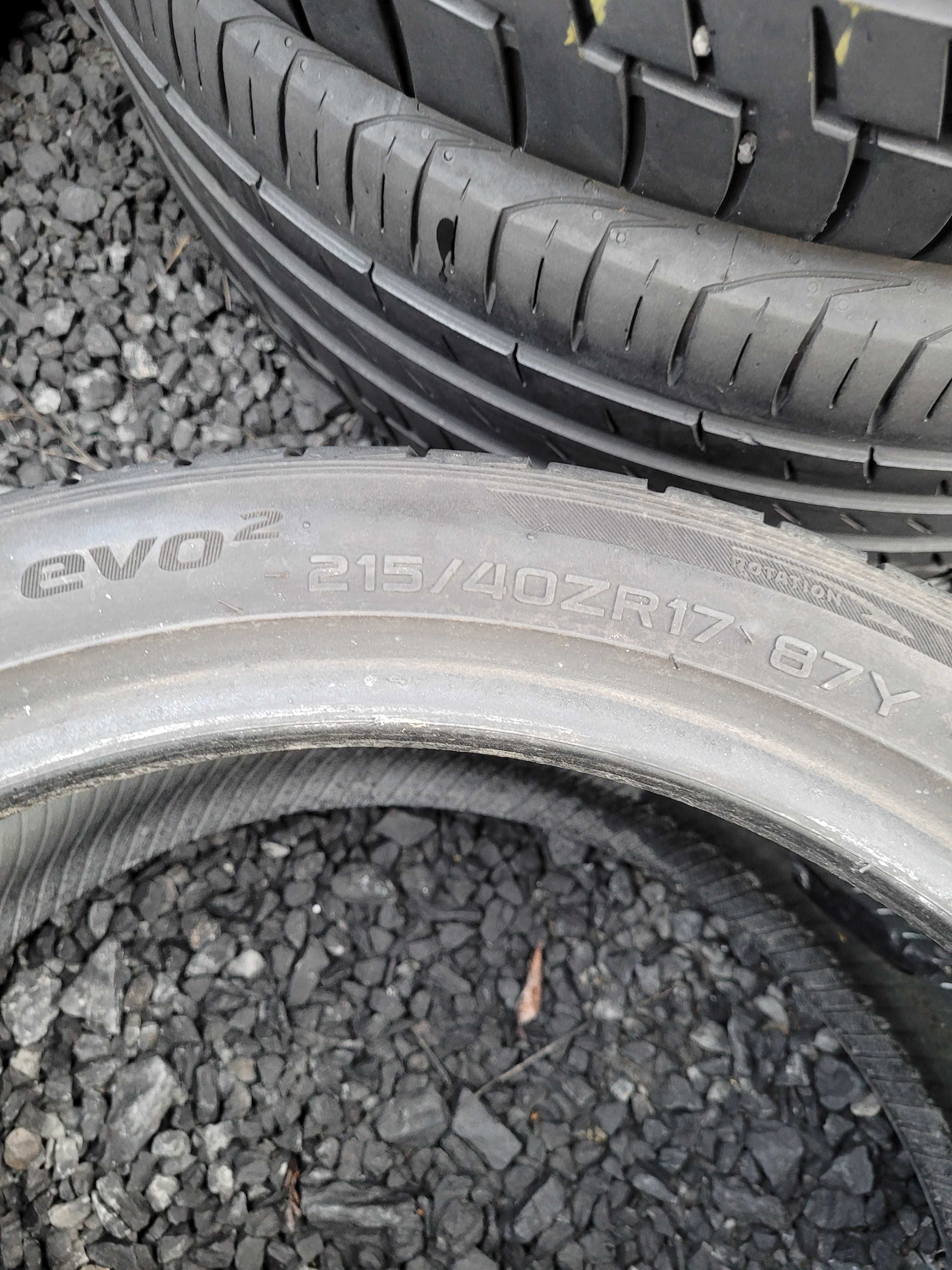 WYSYŁKA 2 Opony Letnie 215 40 R17 Hankook Ventus V12 Evo2