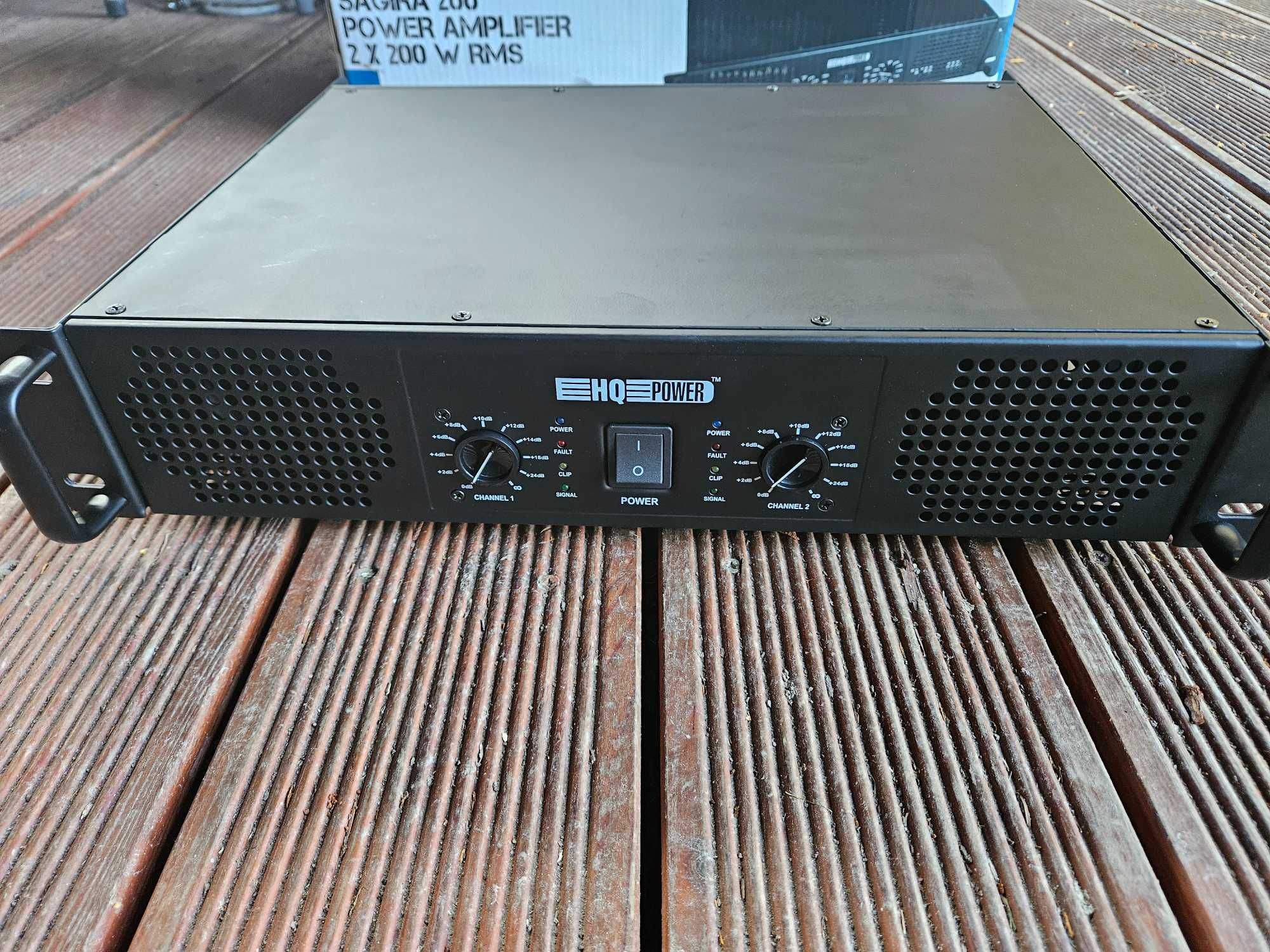 Końcówka mocy hq sagira 200 2x200RMS 8ohm
