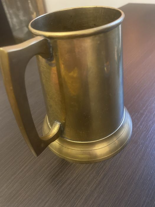 Kufel mosiądz.                .