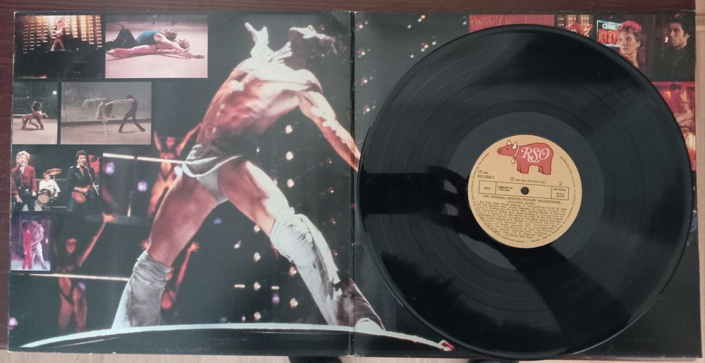 Disco de vinil grande.