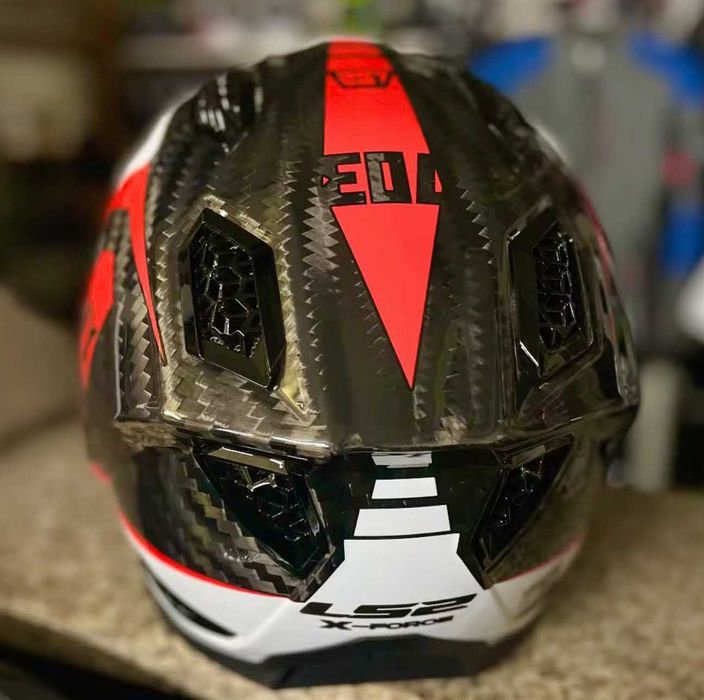 Capacete Carbono Total LS2 MX703 X-Force NOVO (50% Desconto) Tam M-L