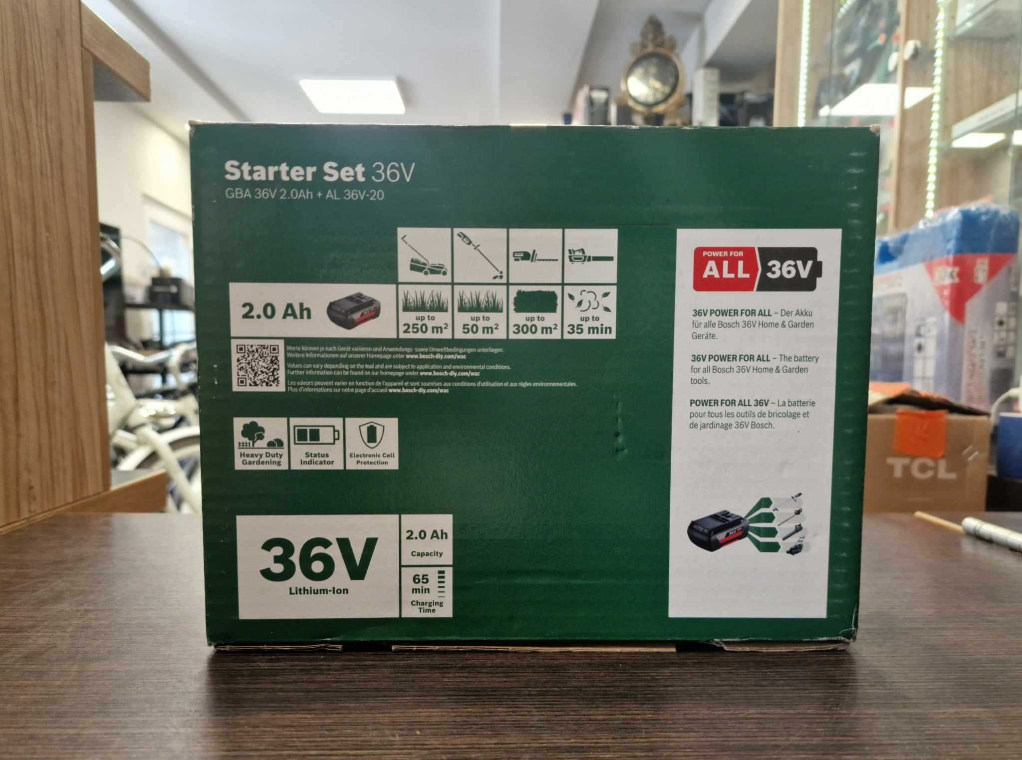 Bosch Starter set 36v Akumulator 2ah + ładowarka