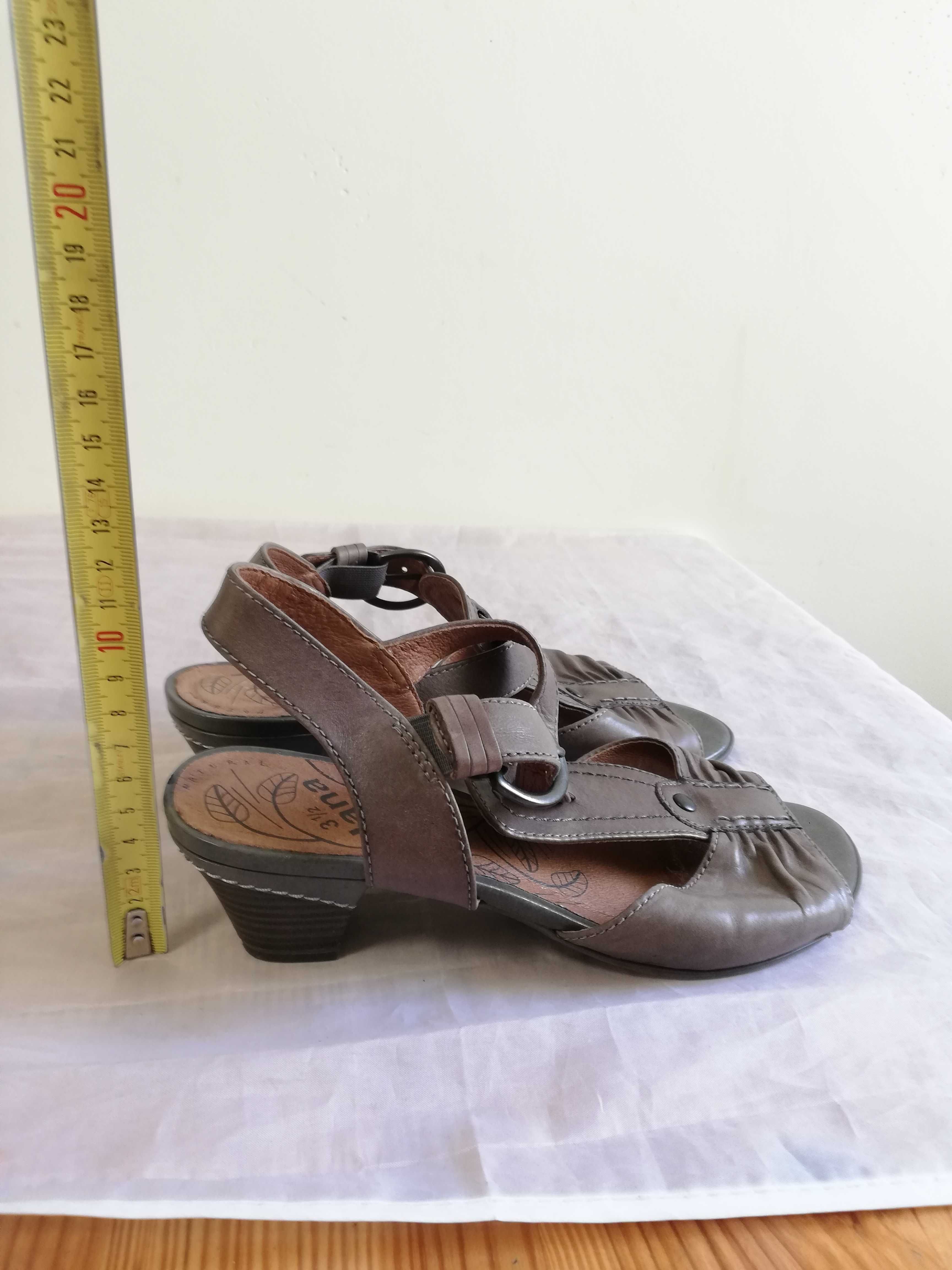 Buty sandały na obcasie Jana r. 36 , wkł 23 cm