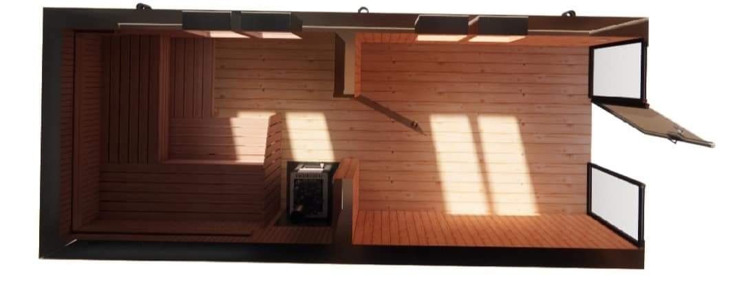 Sauna ogrodowa , sauna nowoczesna