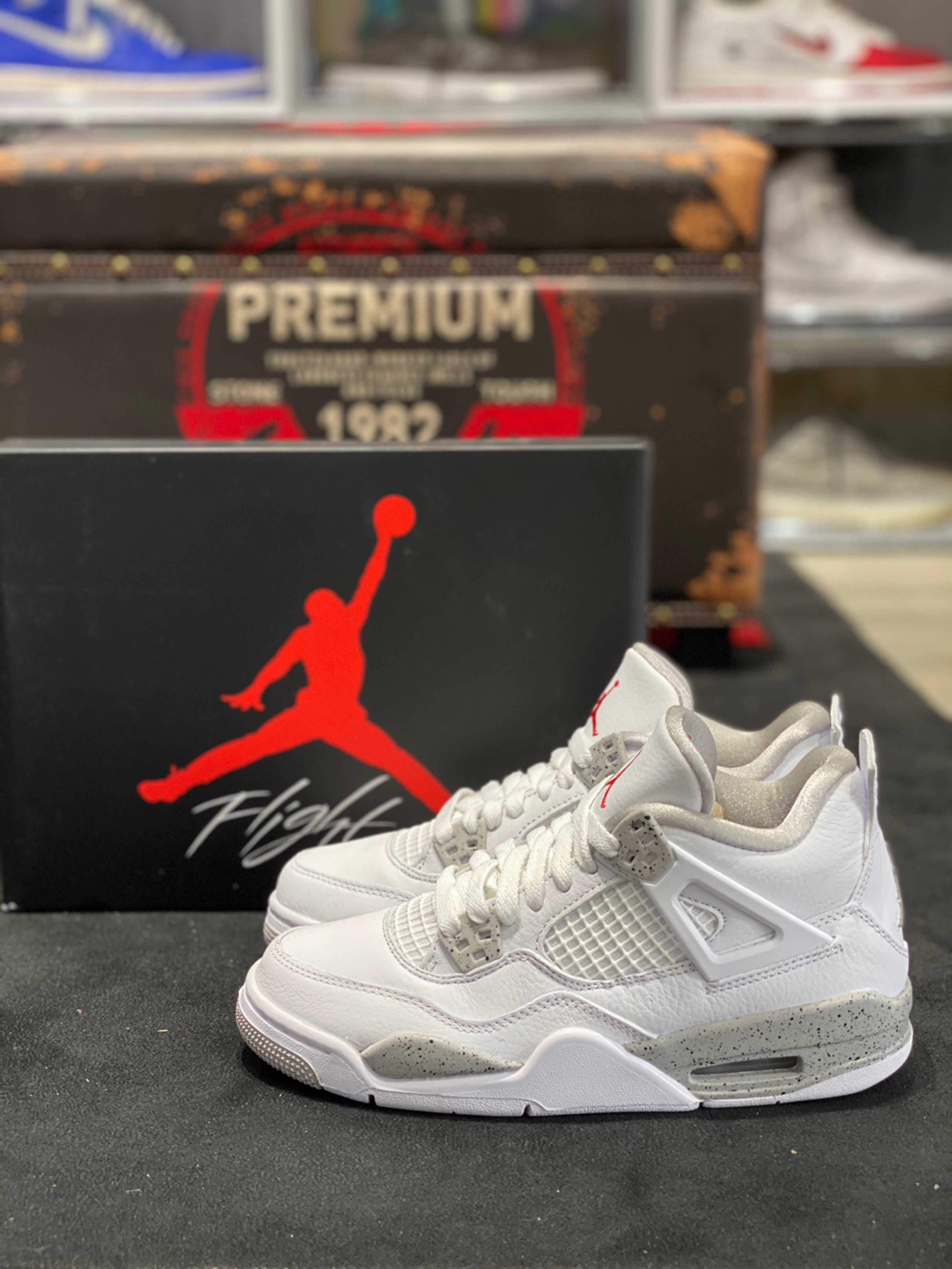 Jordan 4 Retro Białe Oreo Buty codzienne nowe z metką R.42