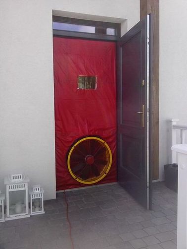 Termowizja i badanie szczelności powietrznej budynków blower door test