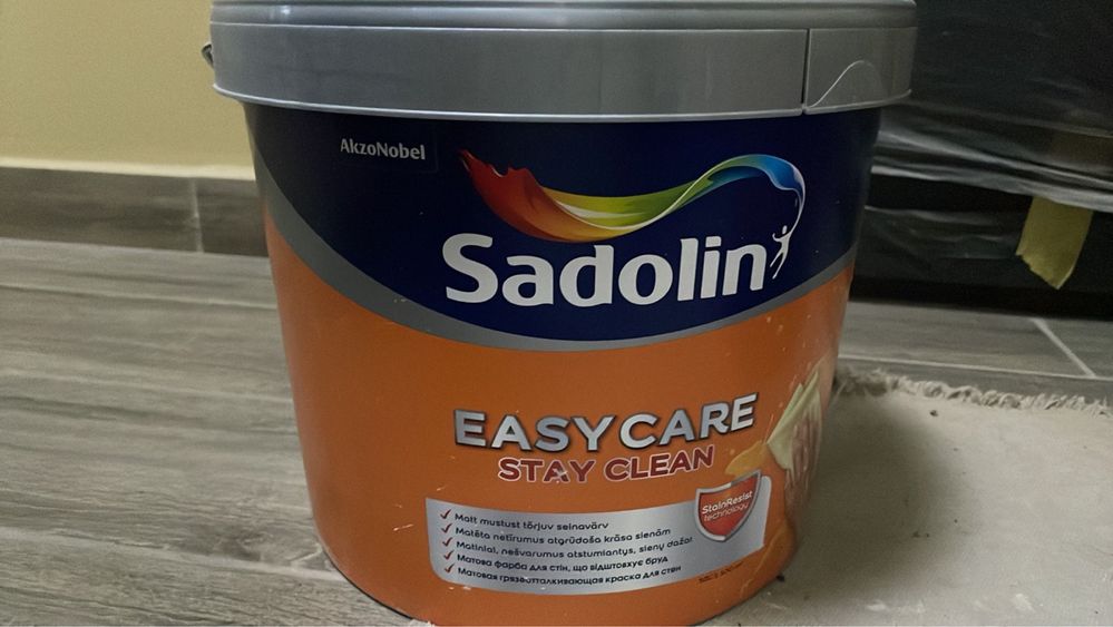 Краска белая sadolin easy care