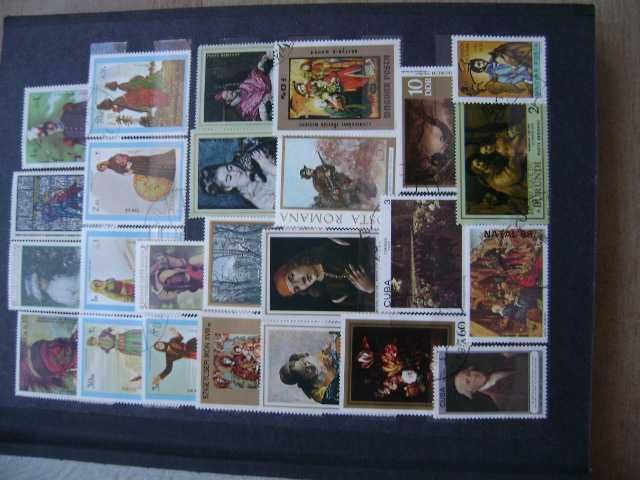 Znaczki pocztowe tematyczne zagraniczne Zestaw 999 sztuk +klaser A4/32