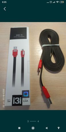 Кабель до зарядки  mikro -usb, usb Tipe -c