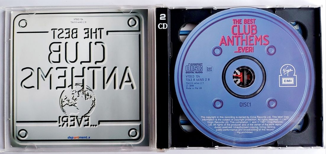 The Best Club Anthems Ever 2CD 1997r Tori Amos Simply Red Apollo 440