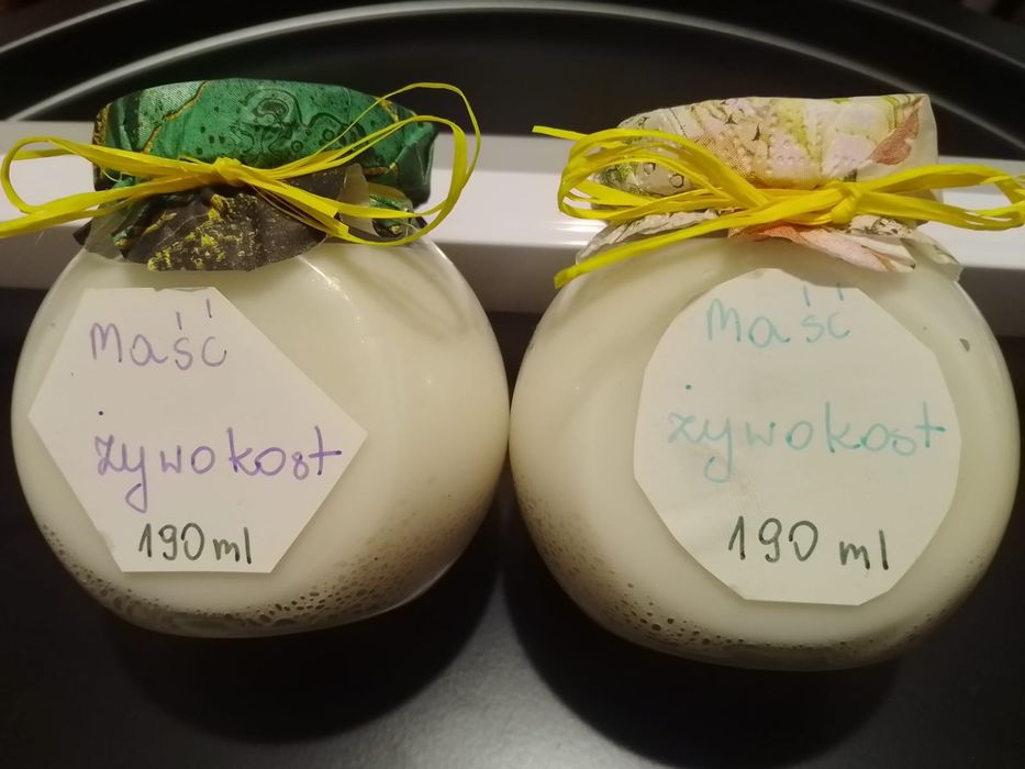 Maści olejki żywokostowe