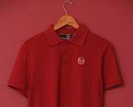Sergio Tacchini рр M-L поло из хлопка пике