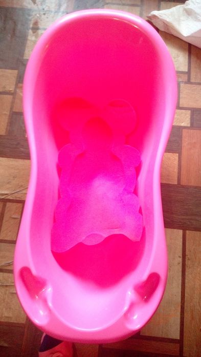 Детская ванночка с матрасиком