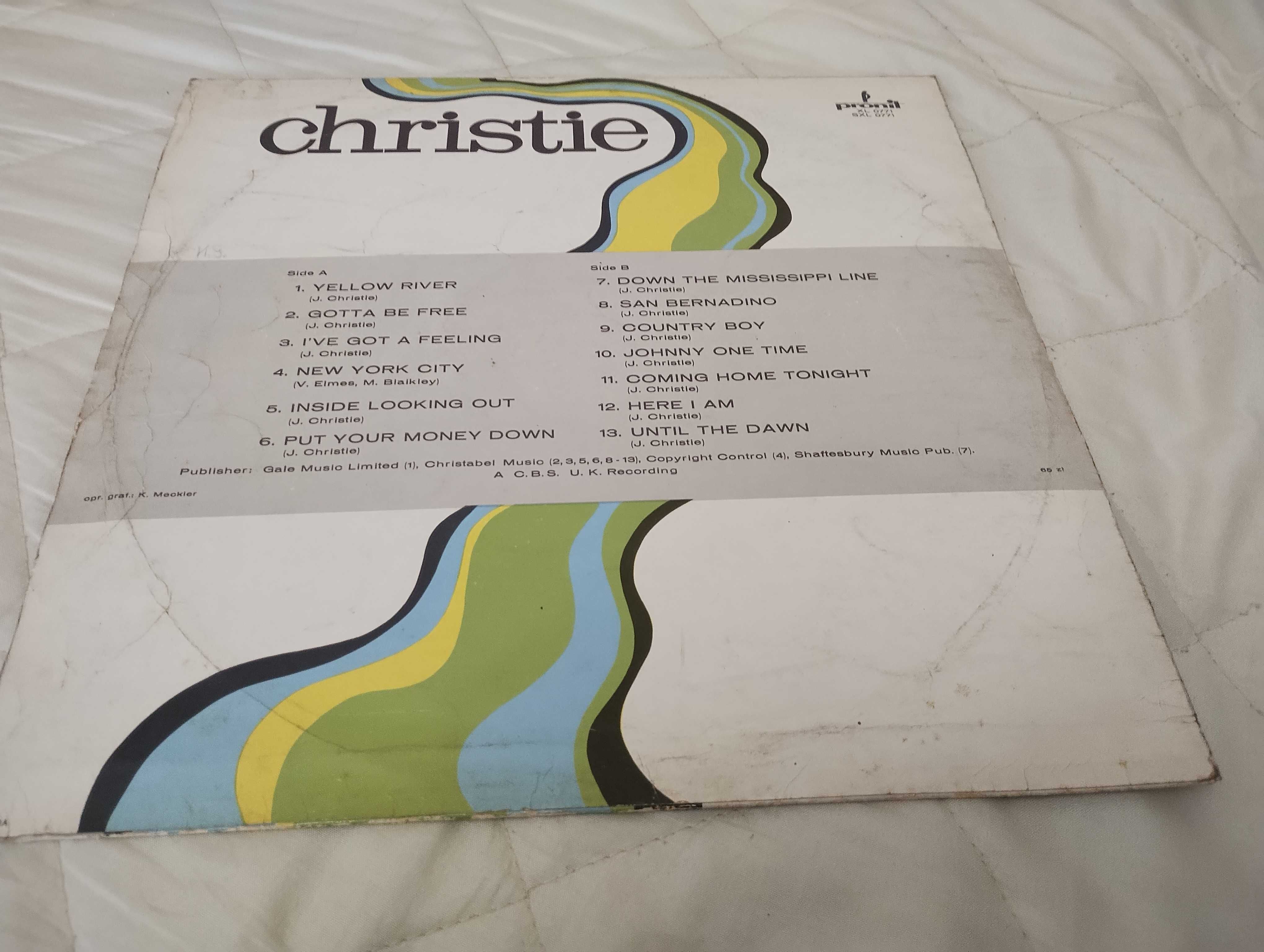 Christie -Christie  Yellow River LP