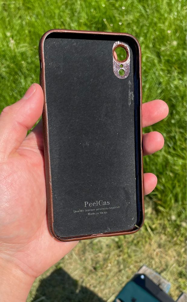 Чехол Iphone xr leather case handmade