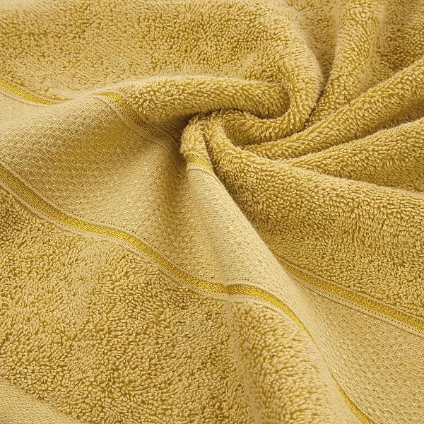 Ręcznik Kąpielowy 30x50 Bawełniany Frotte 500g/m2 Liana 12 Musztarda