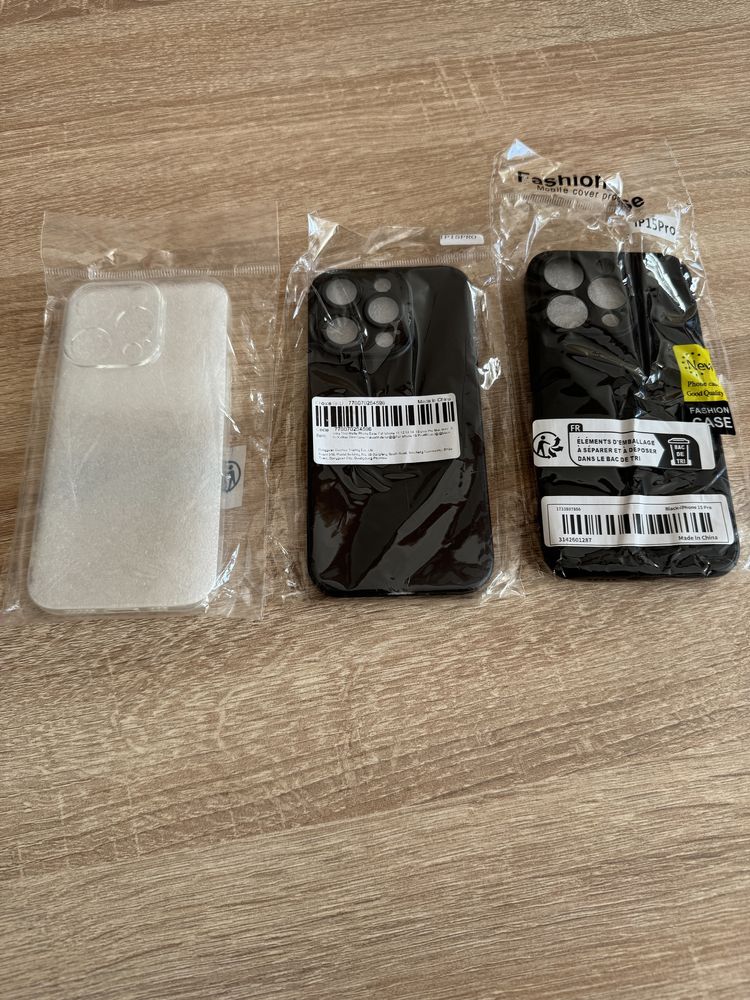 Etui iphone 15 pro nowe 3 sztuki
