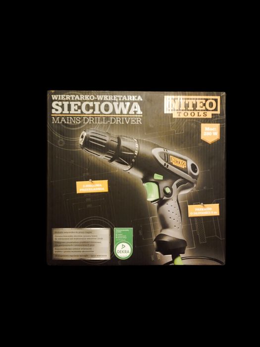 Wiertarko-wkrętarka sieciowa Niteo Tools 280 W – bardzo dobry stan