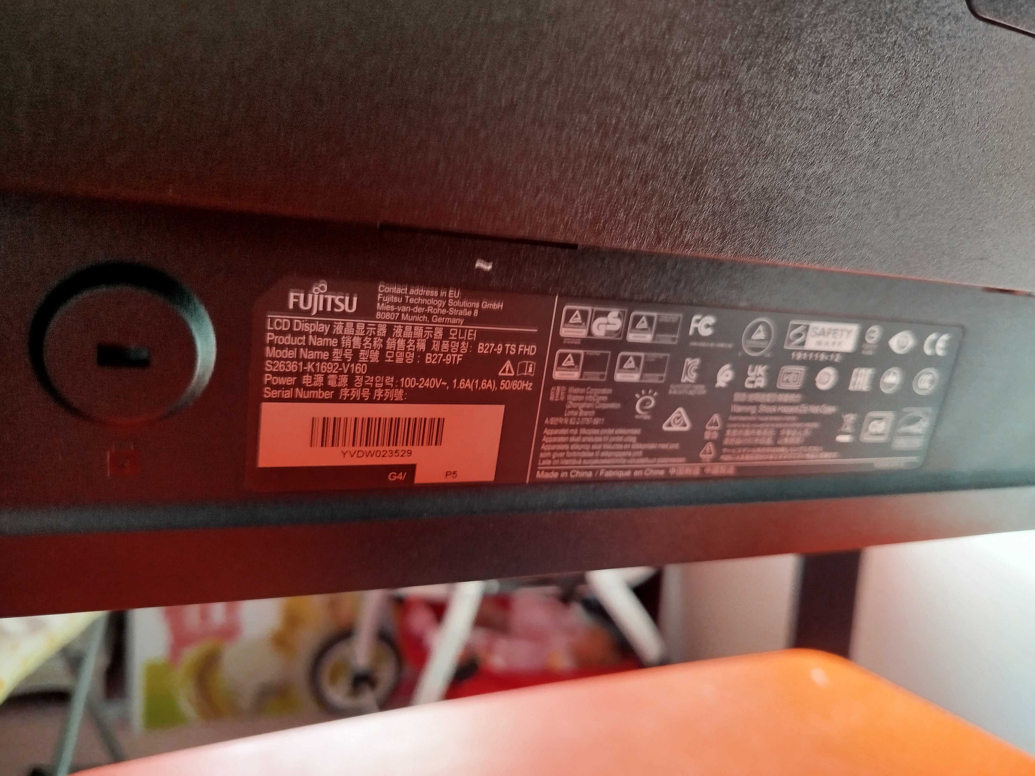 Monitor Fujitsu B27-9 TF FHD, EU 27 cali