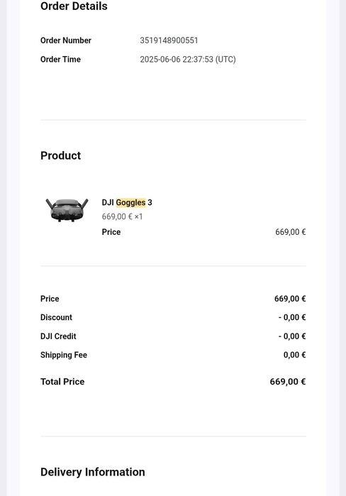 DJI Goggles 3 - Novo / Na Embalagem Original