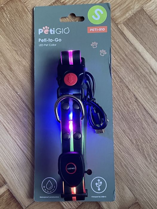Obroża LEDowa Peti-to-Go