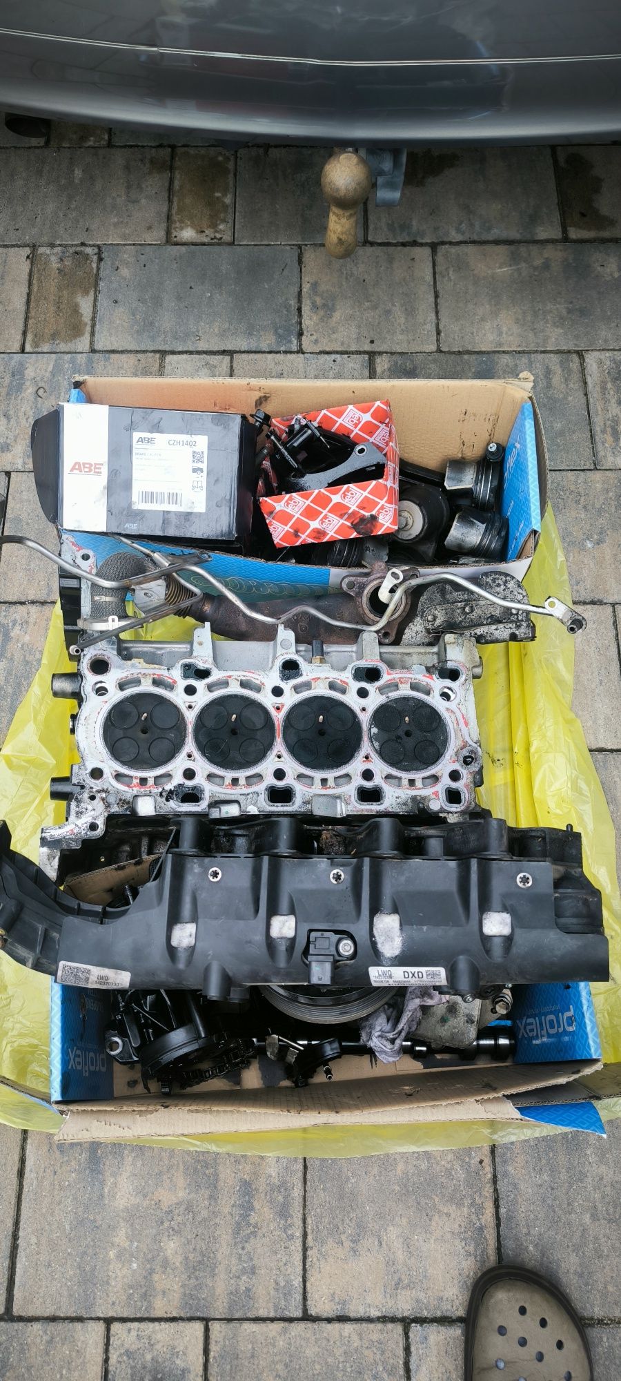 Silnik opel 1,6 CDTI DTL DTE góra silnika komplet