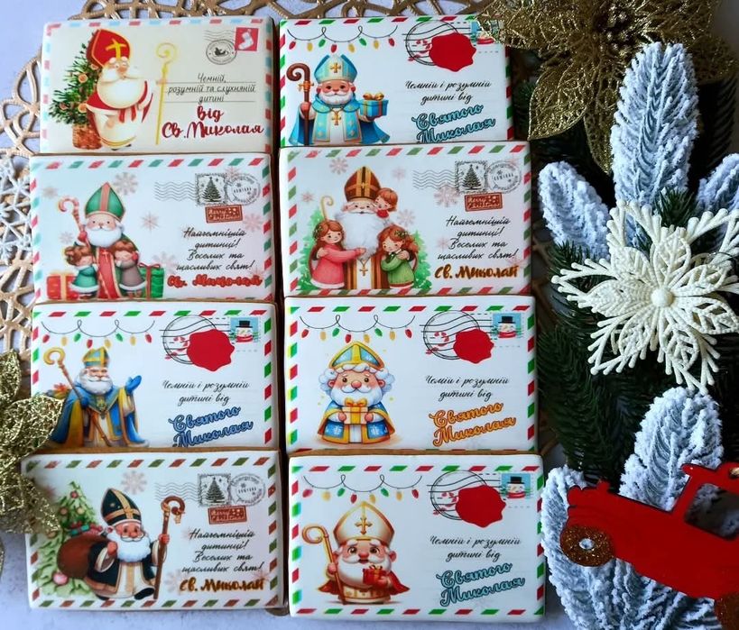 Пряники на Миколая.Новий рік. харчовий друк