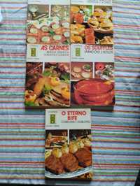 Coleção de livros de receitas culinárias " Os Trunfos da Boa Cozinha:"