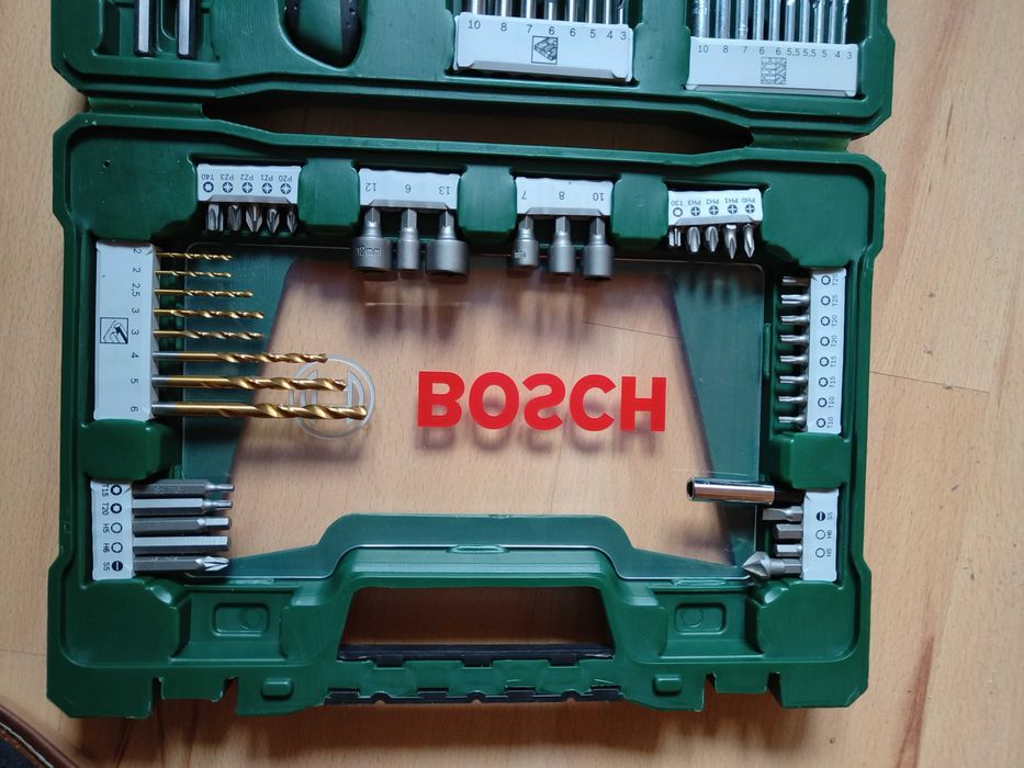 Bosch 83TiN zestaw wierteł,bitów i inne