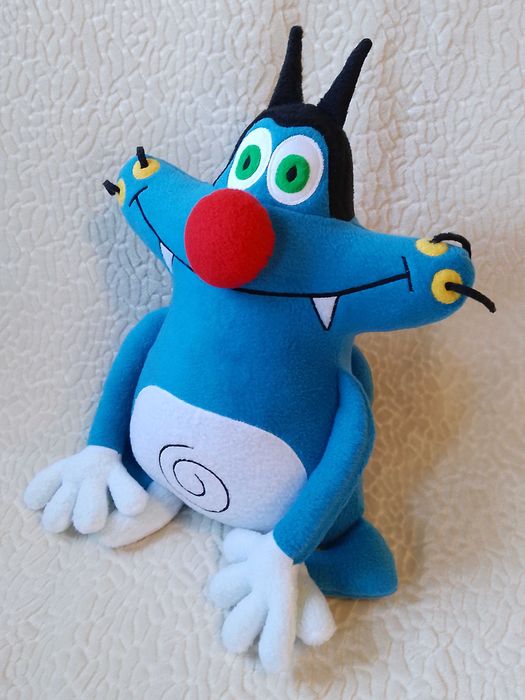 Кот Огги - мягкая игрушка ручной работы