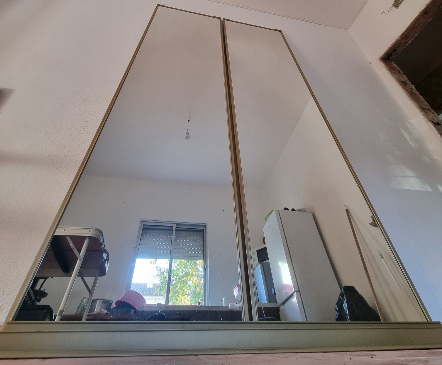 Portas para roupeiro com espelho