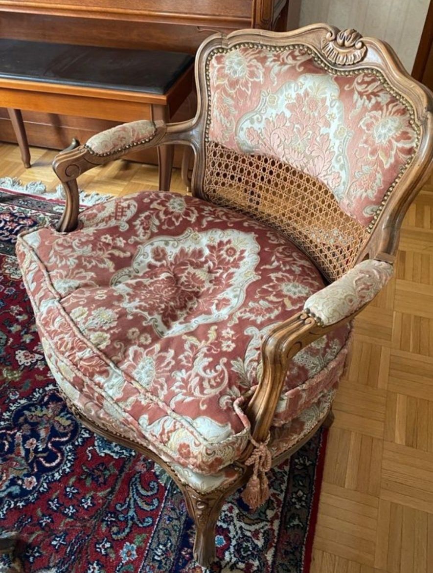 Fotele w stylu Ludwikowskim + stolik