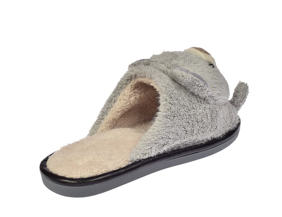 Kapcie damskie zwierzaki pantofle domowe XC-33 GR roz. 39