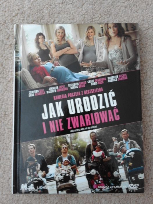 Jak urodzić i nie zwariować - Film DVD, wersja książkowa-stan idealny