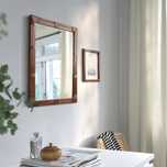 Ikea lustro rattan wiszące 47 x 62 nowe