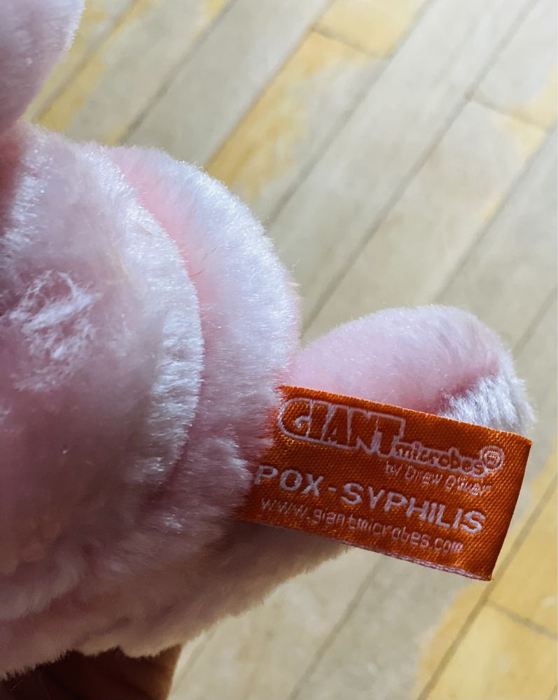 Pluszak zabawka Giant Microbes medyczna mikroby Kiła Syfilis maskotka
