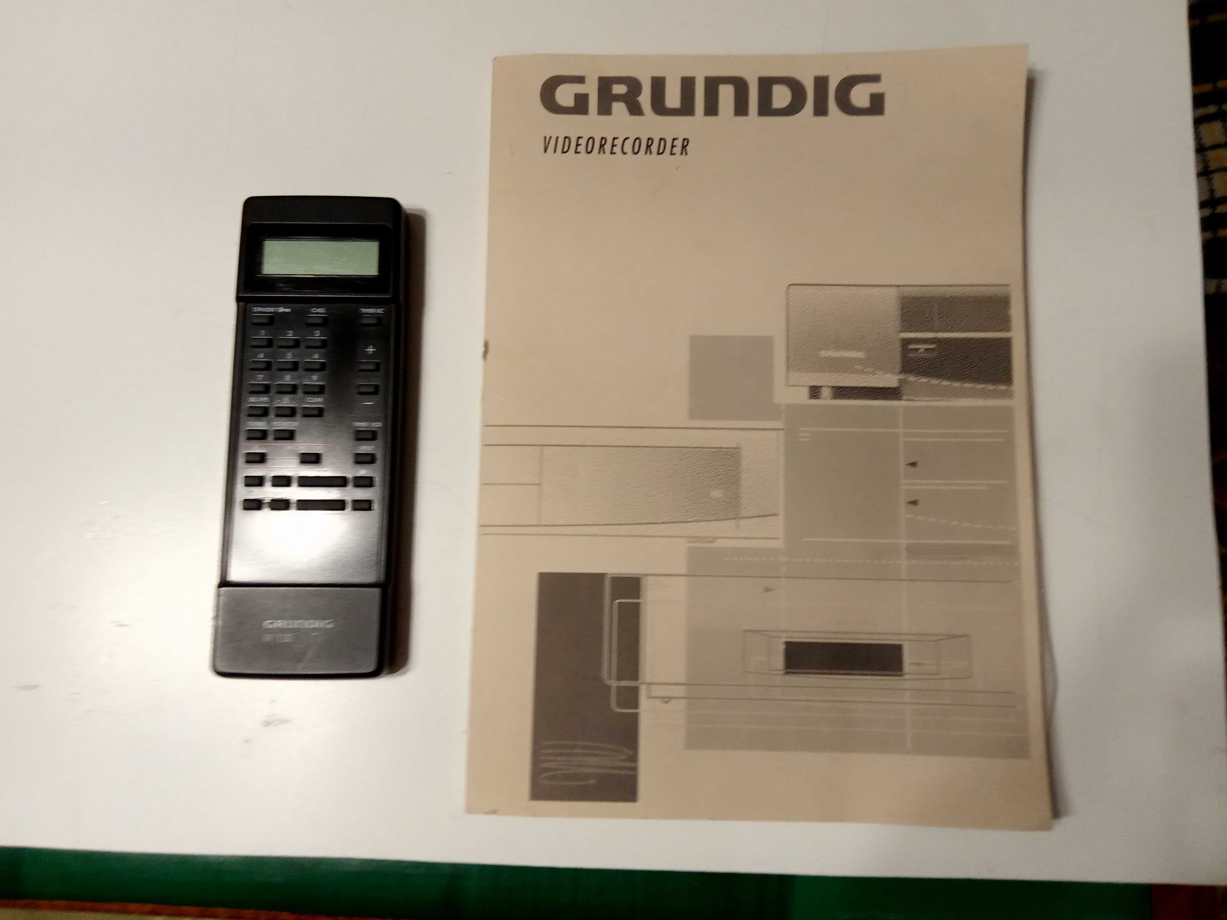 Видеомагнитофон Grundig GV 411 c пультом и бумагами-Винтаж