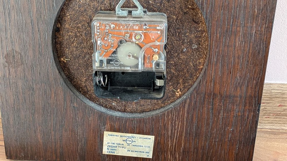 Zegar drewniany zabytkowy