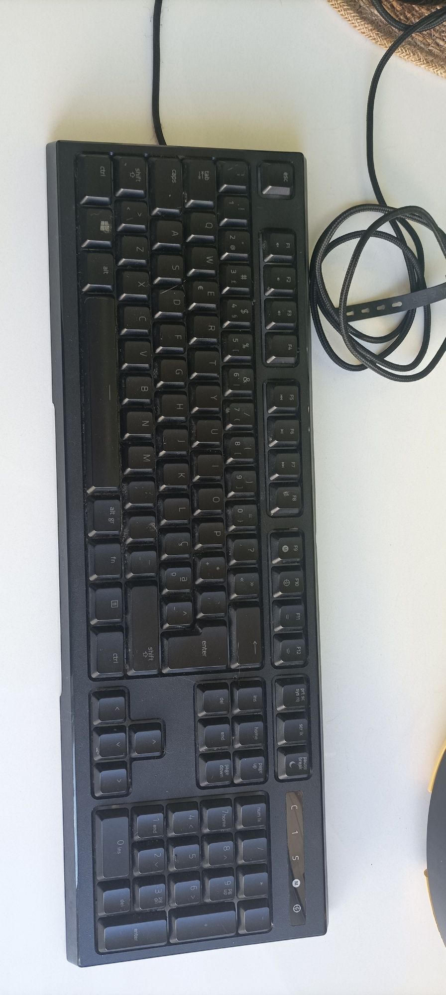 Teclado preto como novo