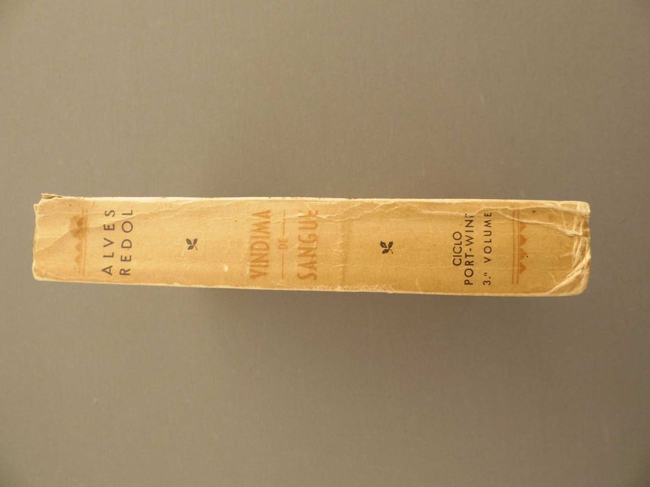 Livro Vindima de Sangue, 1ª Edição, Assinatura do Autor